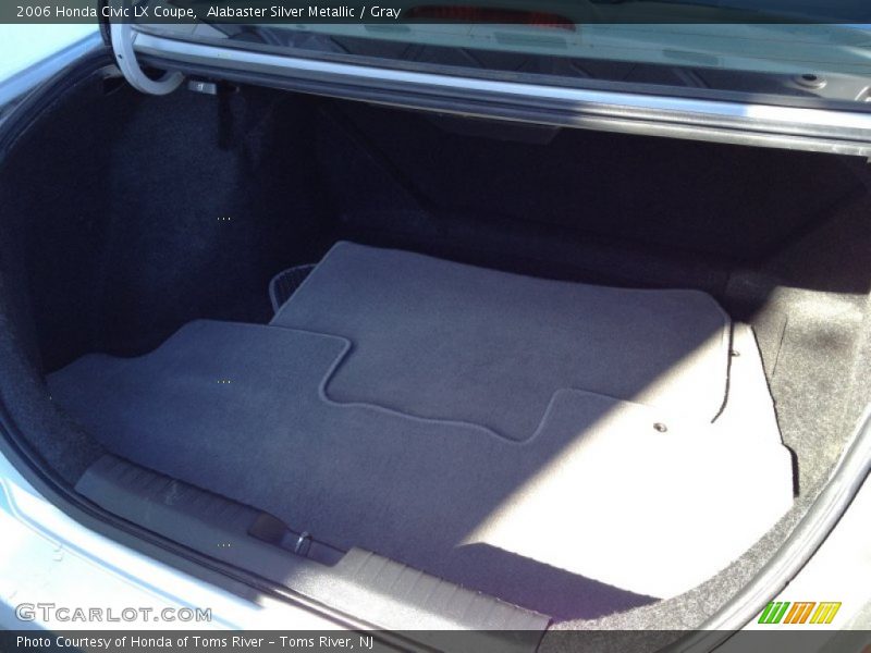 Alabaster Silver Metallic / Gray 2006 Honda Civic LX Coupe