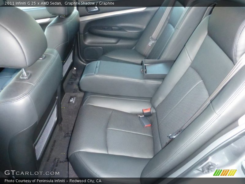 Graphite Shadow / Graphite 2011 Infiniti G 25 x AWD Sedan