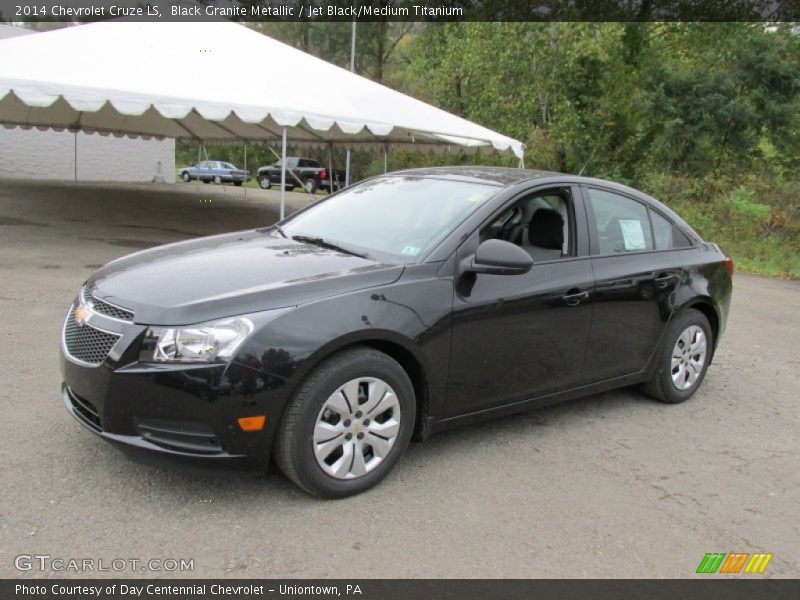 Black Granite Metallic / Jet Black/Medium Titanium 2014 Chevrolet Cruze LS