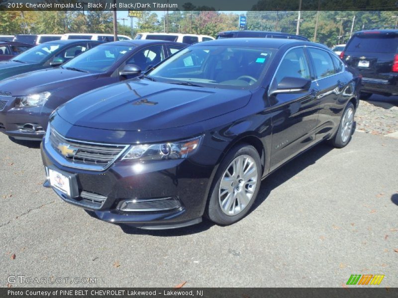 Black / Jet Black/Dark Titanium 2015 Chevrolet Impala LS