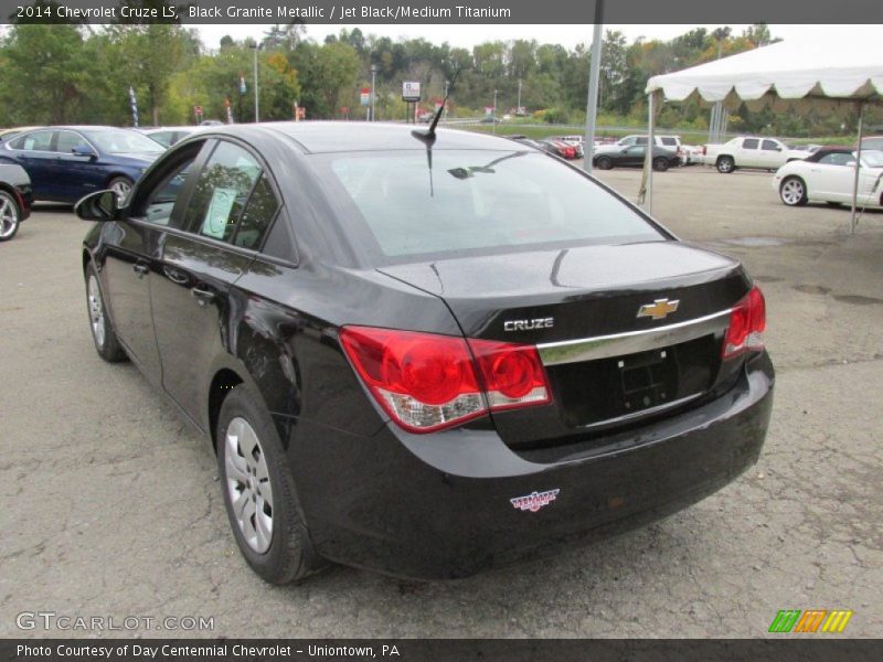 Black Granite Metallic / Jet Black/Medium Titanium 2014 Chevrolet Cruze LS