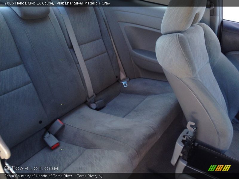 Alabaster Silver Metallic / Gray 2006 Honda Civic LX Coupe