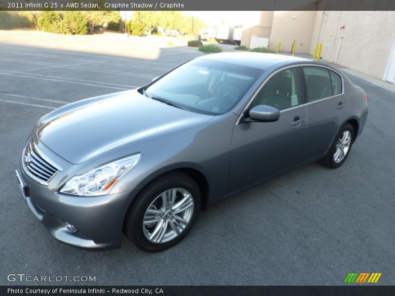 Graphite Shadow / Graphite 2011 Infiniti G 25 x AWD Sedan