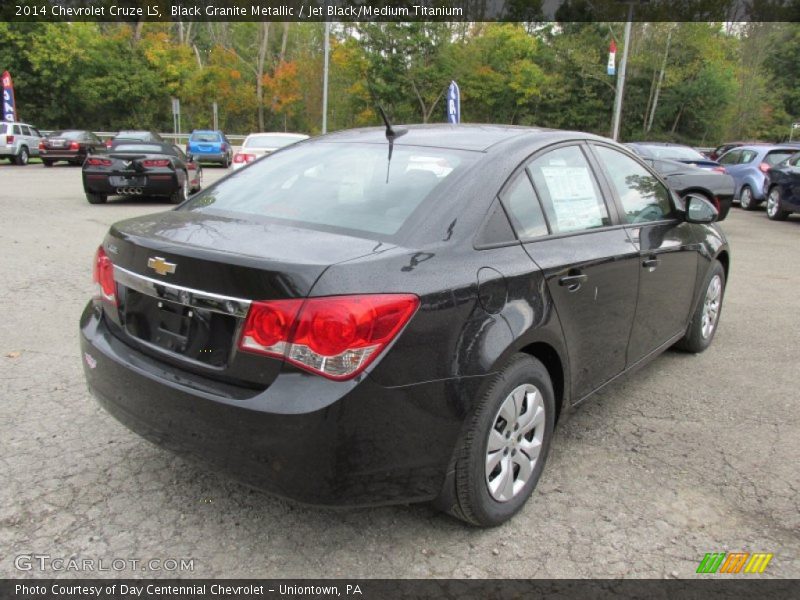 Black Granite Metallic / Jet Black/Medium Titanium 2014 Chevrolet Cruze LS