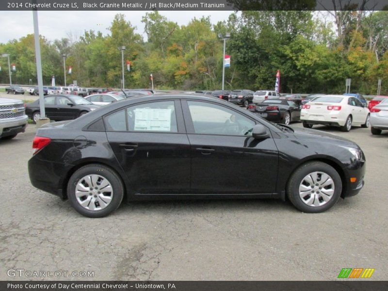 Black Granite Metallic / Jet Black/Medium Titanium 2014 Chevrolet Cruze LS