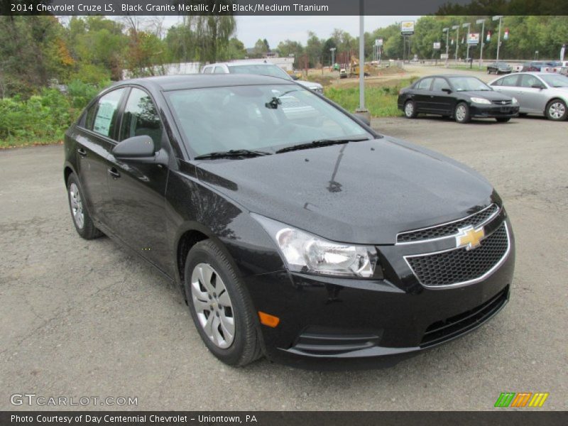 Black Granite Metallic / Jet Black/Medium Titanium 2014 Chevrolet Cruze LS