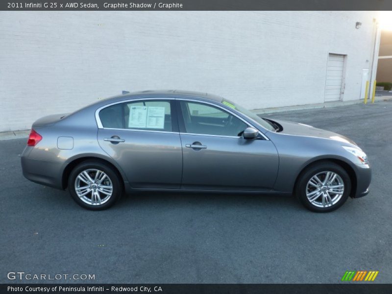 Graphite Shadow / Graphite 2011 Infiniti G 25 x AWD Sedan