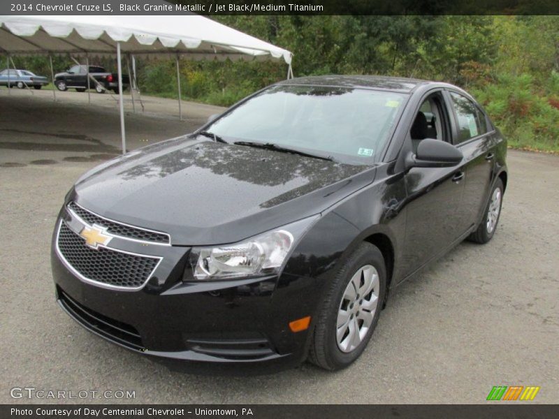 Black Granite Metallic / Jet Black/Medium Titanium 2014 Chevrolet Cruze LS