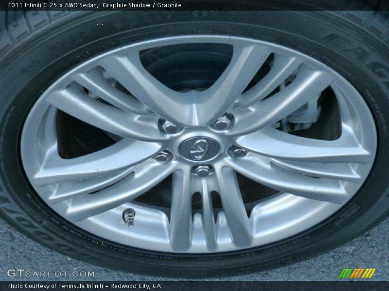 Graphite Shadow / Graphite 2011 Infiniti G 25 x AWD Sedan