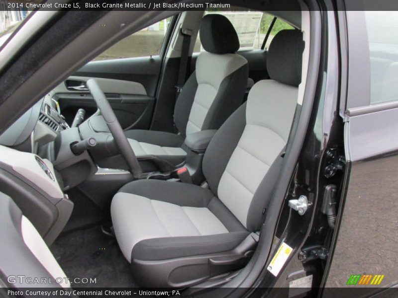 Black Granite Metallic / Jet Black/Medium Titanium 2014 Chevrolet Cruze LS