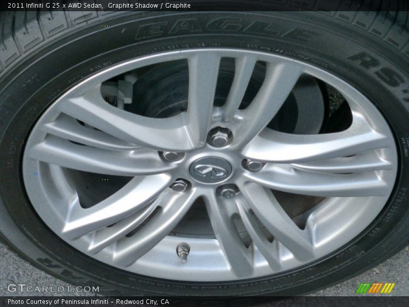 Graphite Shadow / Graphite 2011 Infiniti G 25 x AWD Sedan