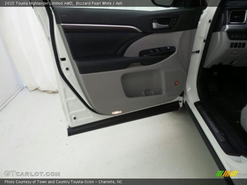 Blizzard Pearl White / Ash 2015 Toyota Highlander Limited AWD