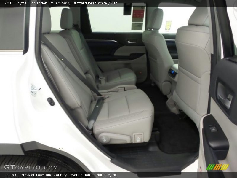 Blizzard Pearl White / Ash 2015 Toyota Highlander Limited AWD