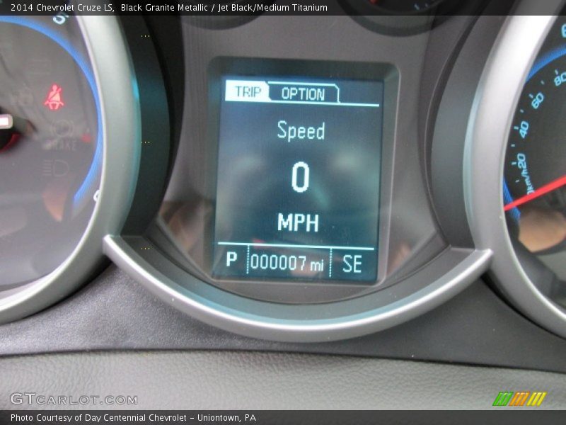 Black Granite Metallic / Jet Black/Medium Titanium 2014 Chevrolet Cruze LS