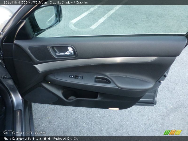 Graphite Shadow / Graphite 2011 Infiniti G 25 x AWD Sedan