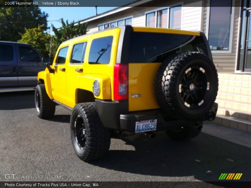 Yellow / Ebony Black 2006 Hummer H3