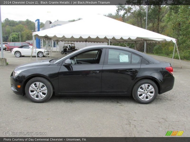 Black Granite Metallic / Jet Black/Medium Titanium 2014 Chevrolet Cruze LS