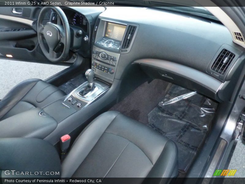 Graphite Shadow / Graphite 2011 Infiniti G 25 x AWD Sedan