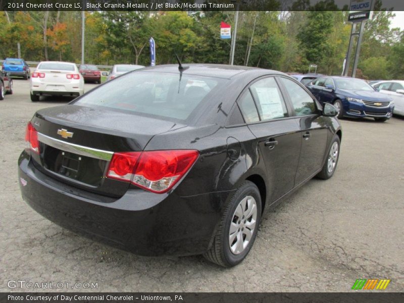 Black Granite Metallic / Jet Black/Medium Titanium 2014 Chevrolet Cruze LS