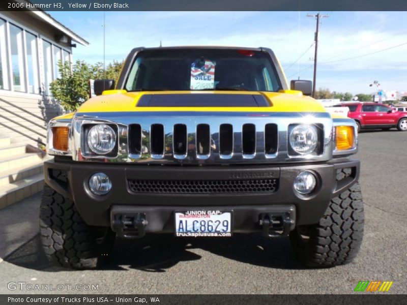 Yellow / Ebony Black 2006 Hummer H3