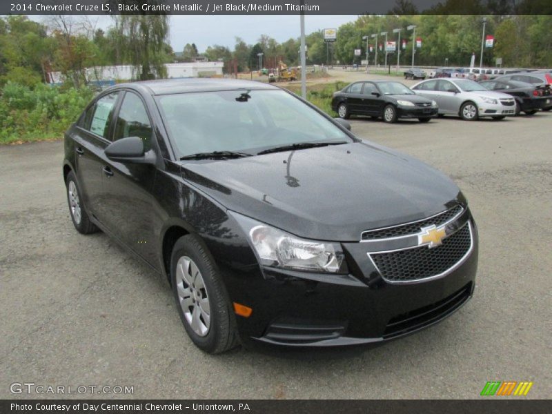 Black Granite Metallic / Jet Black/Medium Titanium 2014 Chevrolet Cruze LS
