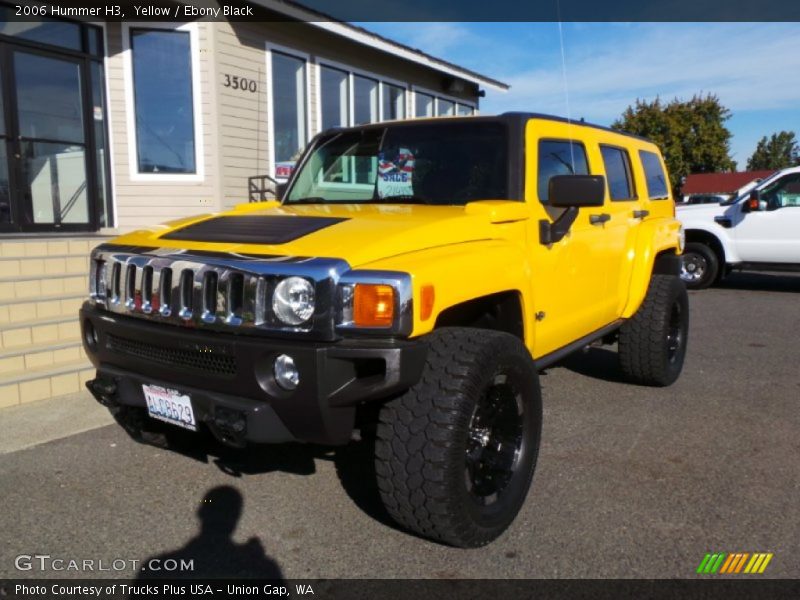 Yellow / Ebony Black 2006 Hummer H3