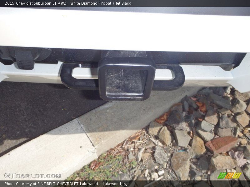White Diamond Tricoat / Jet Black 2015 Chevrolet Suburban LT 4WD