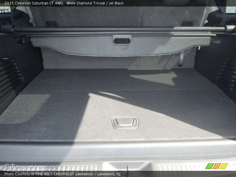 White Diamond Tricoat / Jet Black 2015 Chevrolet Suburban LT 4WD