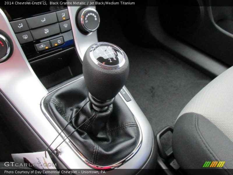 Black Granite Metallic / Jet Black/Medium Titanium 2014 Chevrolet Cruze LS