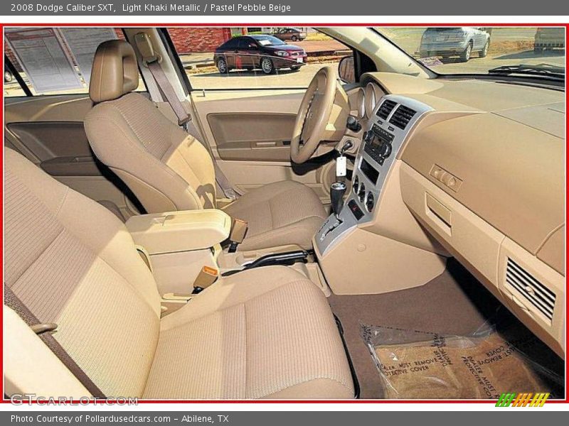 Light Khaki Metallic / Pastel Pebble Beige 2008 Dodge Caliber SXT