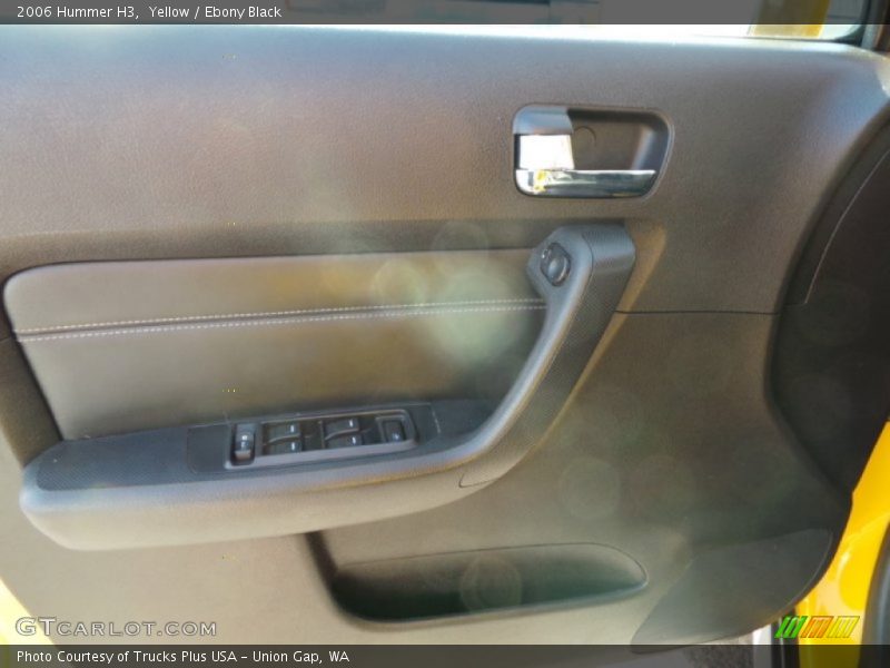 Yellow / Ebony Black 2006 Hummer H3