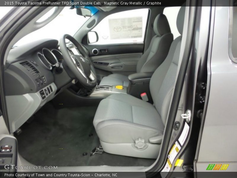 Magnetic Gray Metallic / Graphite 2015 Toyota Tacoma PreRunner TRD Sport Double Cab