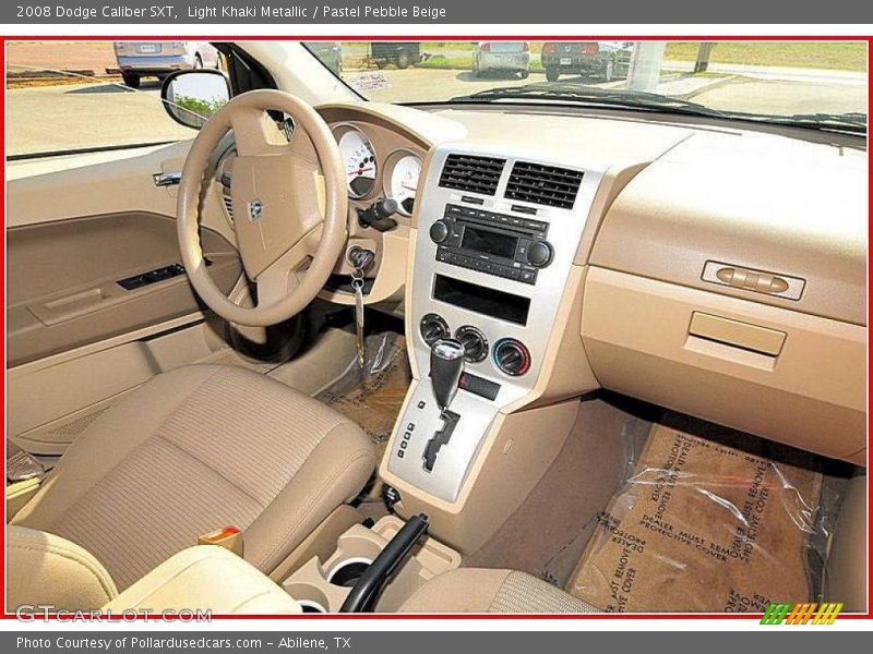 Light Khaki Metallic / Pastel Pebble Beige 2008 Dodge Caliber SXT