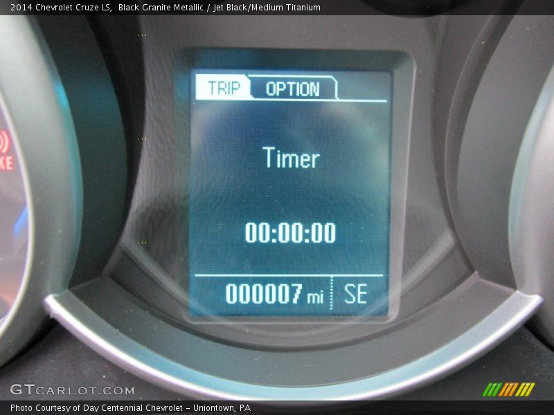 Black Granite Metallic / Jet Black/Medium Titanium 2014 Chevrolet Cruze LS