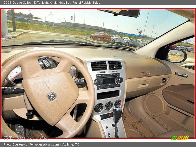 Light Khaki Metallic / Pastel Pebble Beige 2008 Dodge Caliber SXT