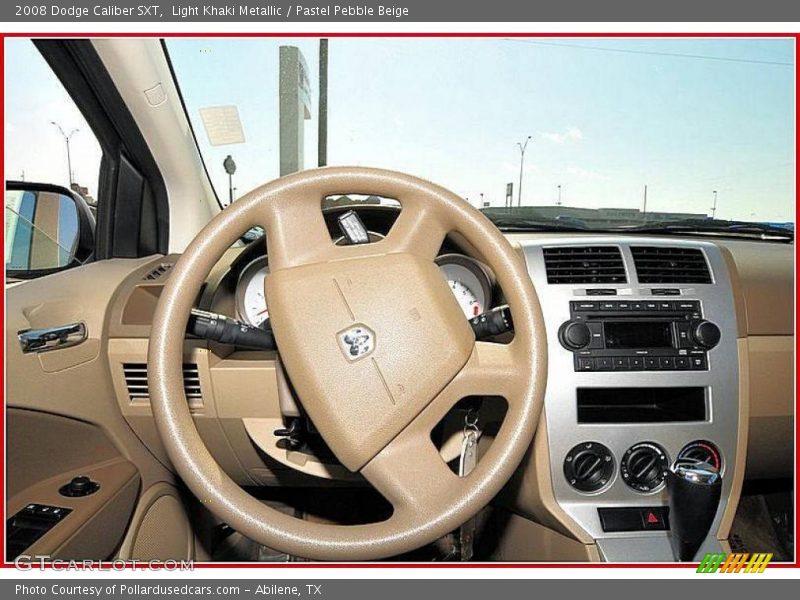 Light Khaki Metallic / Pastel Pebble Beige 2008 Dodge Caliber SXT