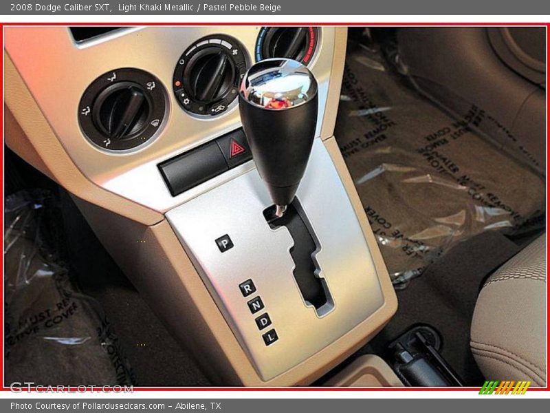 Light Khaki Metallic / Pastel Pebble Beige 2008 Dodge Caliber SXT