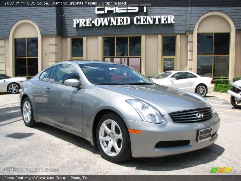 Diamond Graphite Metallic / Graphite Black 2007 Infiniti G 35 Coupe