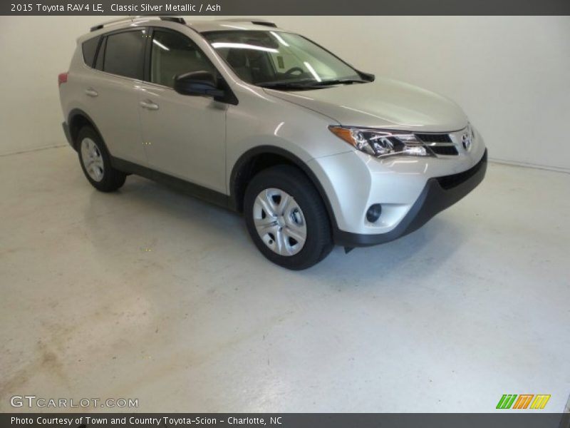 Classic Silver Metallic / Ash 2015 Toyota RAV4 LE