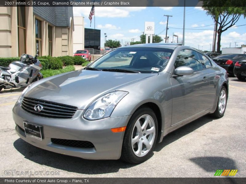 Diamond Graphite Metallic / Graphite Black 2007 Infiniti G 35 Coupe