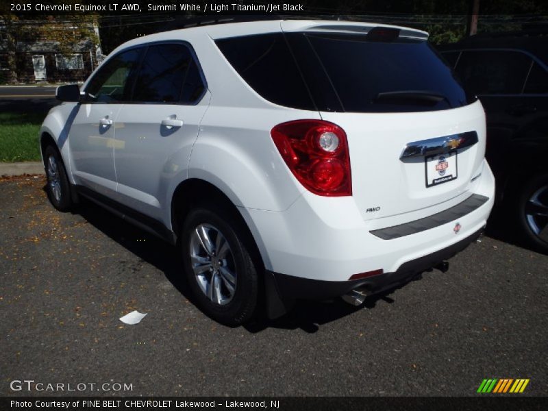 Summit White / Light Titanium/Jet Black 2015 Chevrolet Equinox LT AWD
