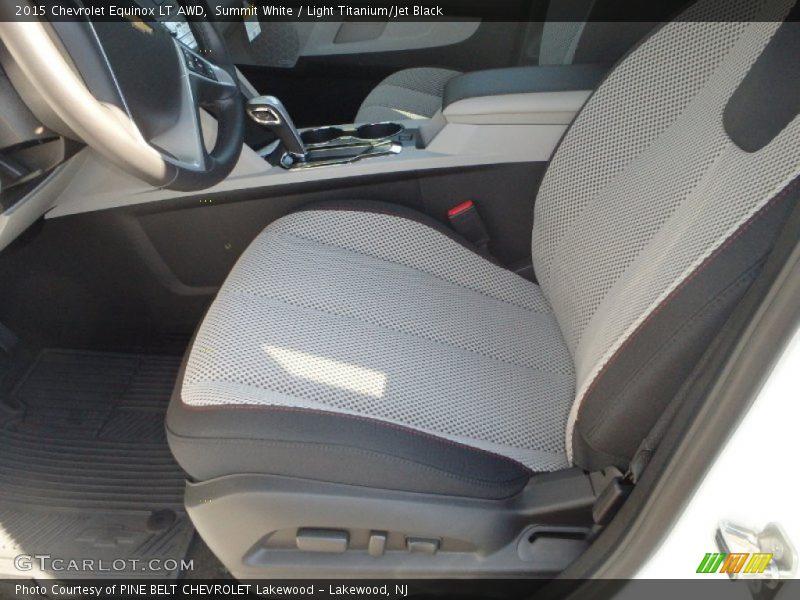 Summit White / Light Titanium/Jet Black 2015 Chevrolet Equinox LT AWD