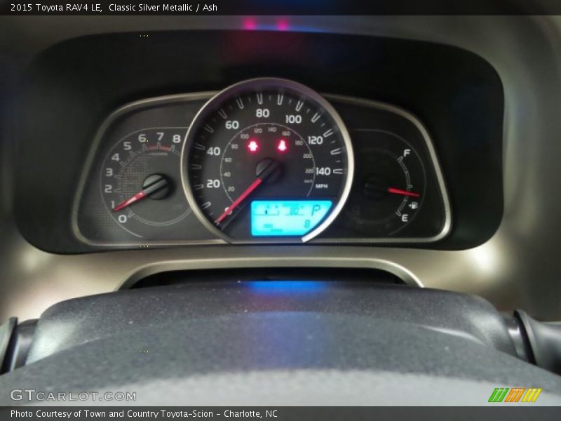 Classic Silver Metallic / Ash 2015 Toyota RAV4 LE