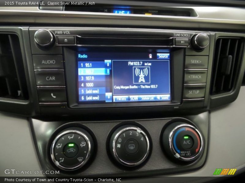 Classic Silver Metallic / Ash 2015 Toyota RAV4 LE