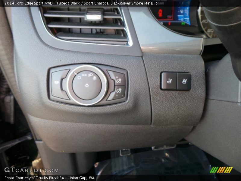 Tuxedo Black / Sport Charcoal Black/Silver Smoke Metallic 2014 Ford Edge Sport AWD