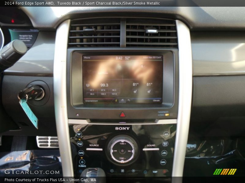 Tuxedo Black / Sport Charcoal Black/Silver Smoke Metallic 2014 Ford Edge Sport AWD