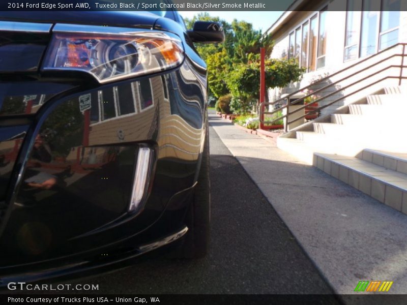 Tuxedo Black / Sport Charcoal Black/Silver Smoke Metallic 2014 Ford Edge Sport AWD
