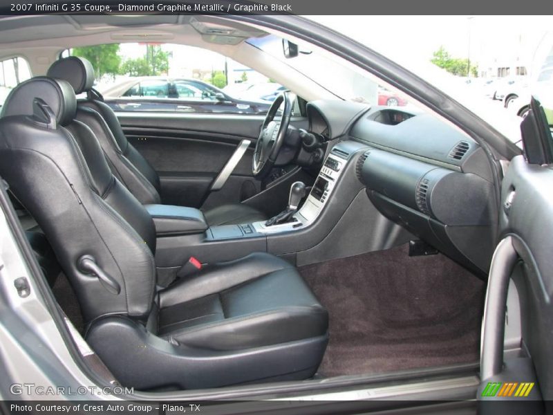 Diamond Graphite Metallic / Graphite Black 2007 Infiniti G 35 Coupe