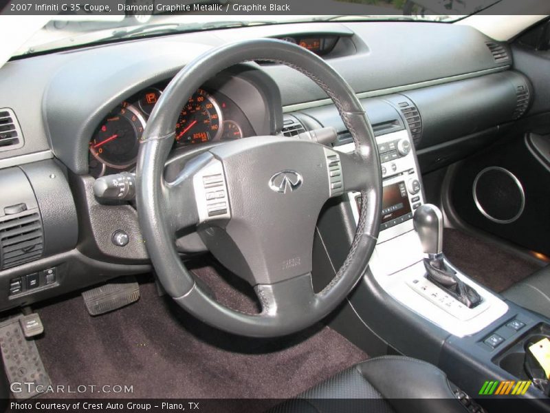 Diamond Graphite Metallic / Graphite Black 2007 Infiniti G 35 Coupe