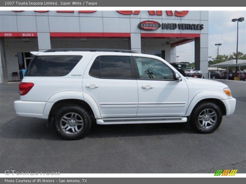 Super White / Taupe 2007 Toyota Sequoia Limited
